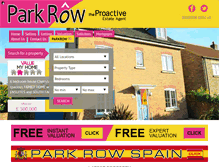 Tablet Screenshot of parkrowproperties.co.uk